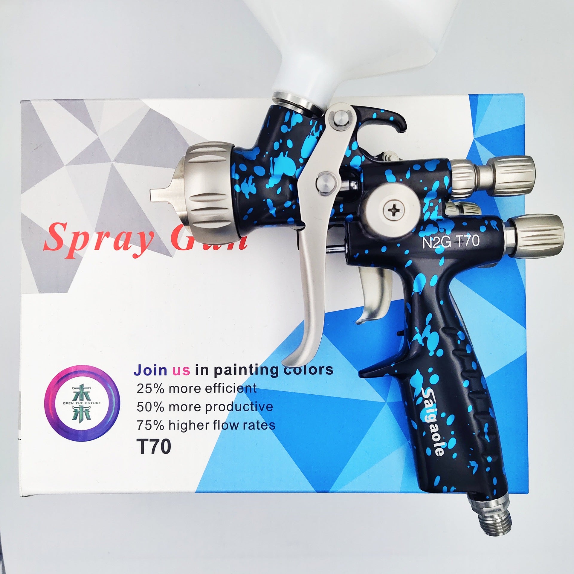 Camouflage T70 Car Topcoat Water-based Paint Spray Gun - LJ Enterprise